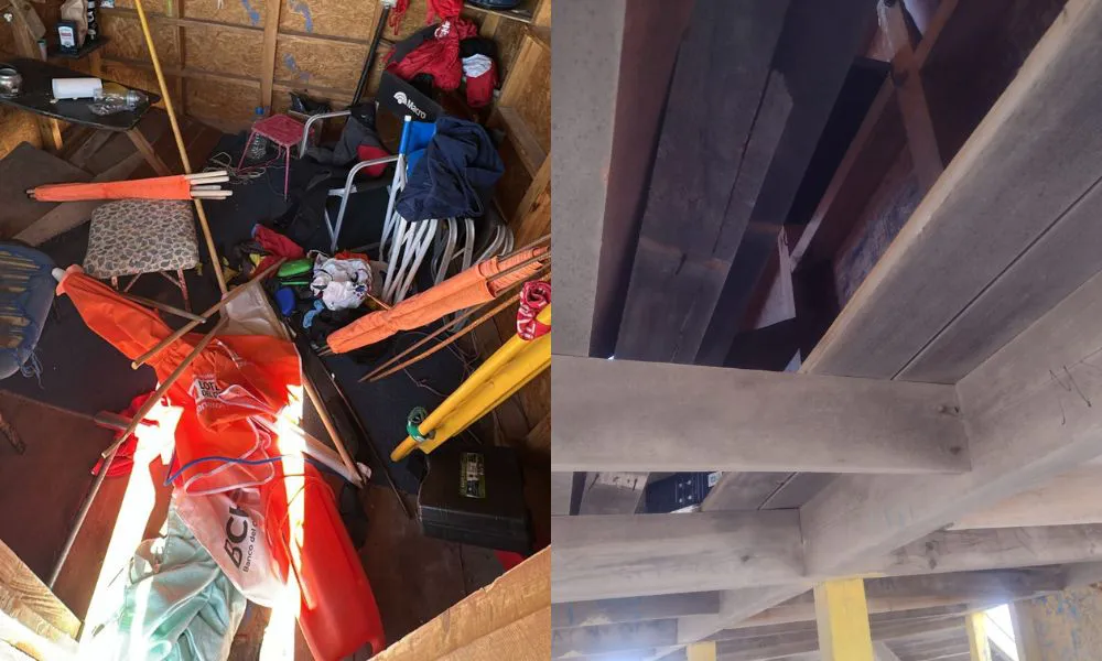 Robo en una caseta de guardavidas