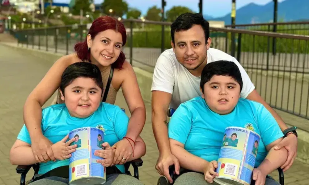 Vicente, Lucas y sus padres