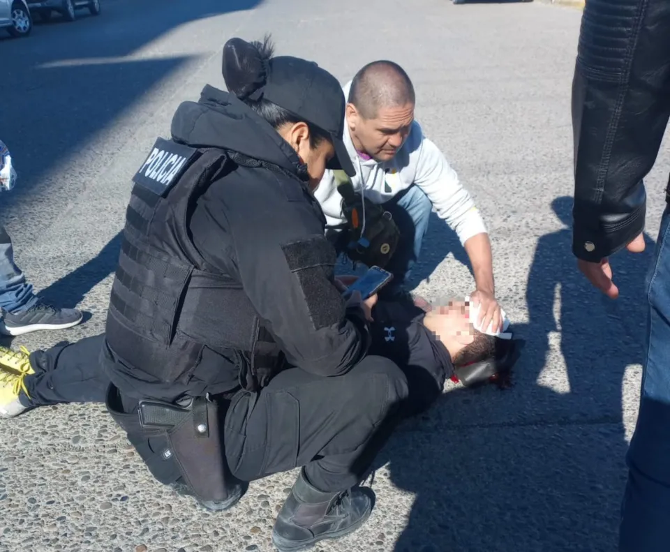 Atropellado en Trelew policía 1