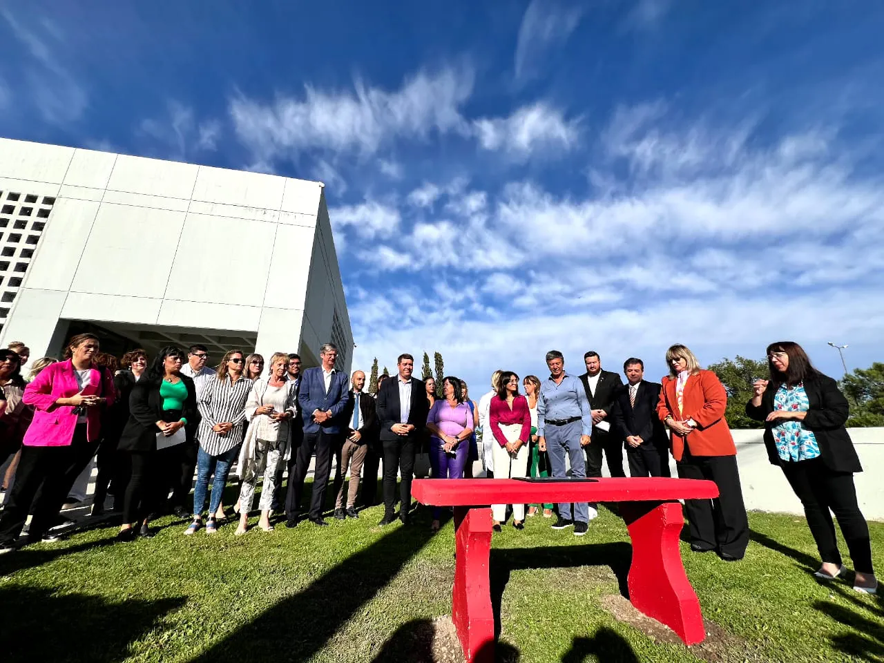 Banco rojo en legislatura