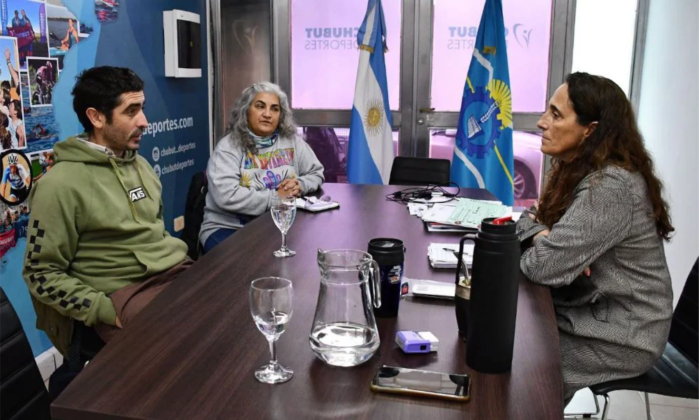 La nueva Asociación de Nadadores de Aguas Abiertas de Chubut.