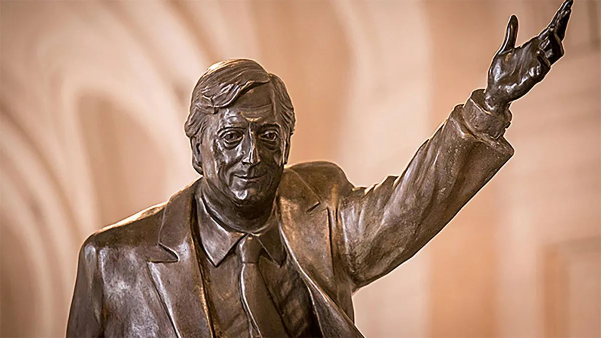 Escultura de Néstor Kirchner