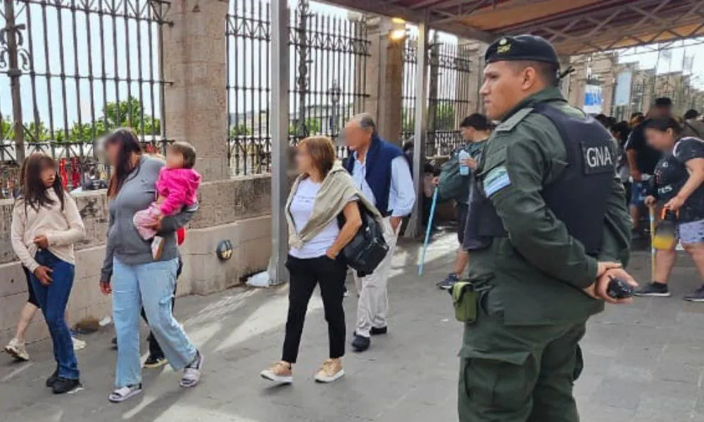 Operativo para hallar a un menor perdido durante la peregrinación