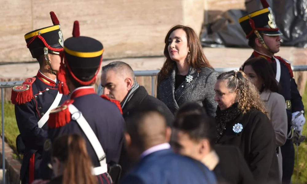 Victoria Villarruel en Rosario. Foto Versión Rosario