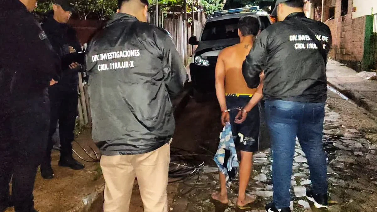 Detenido que intento escapar