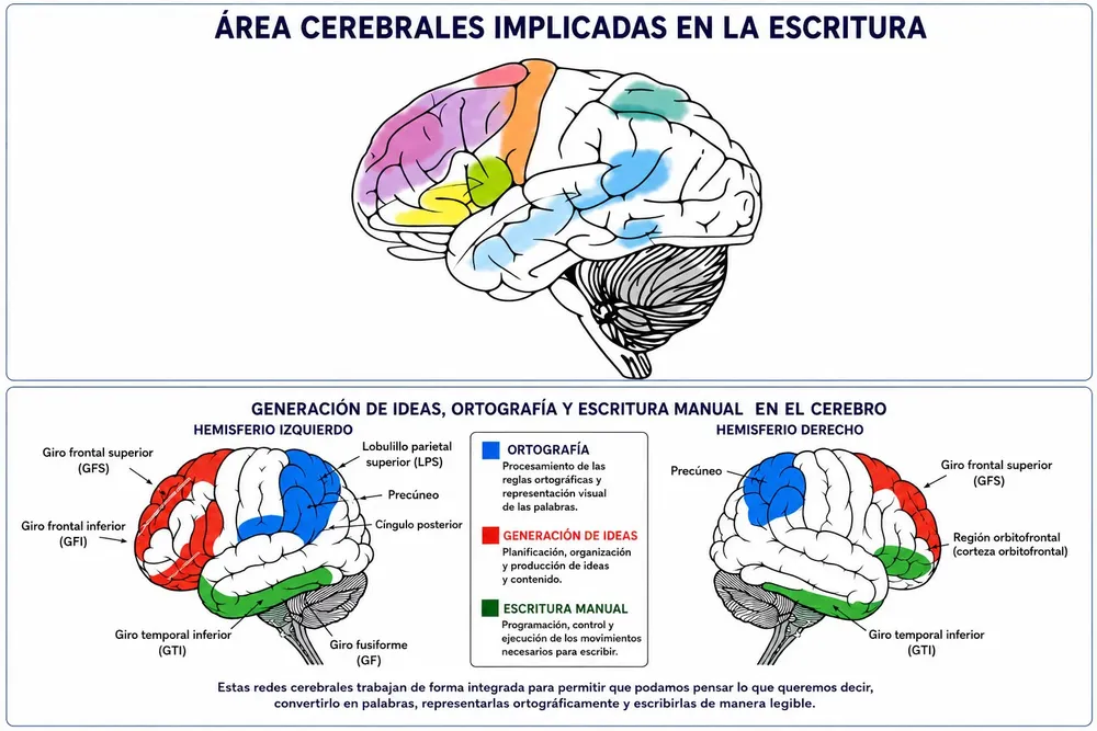 Gráfica mapa cerebral