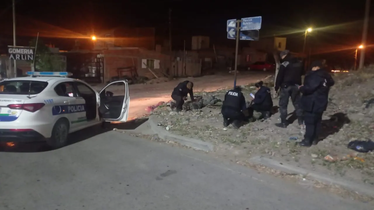 Roba cables policía Trelew 1