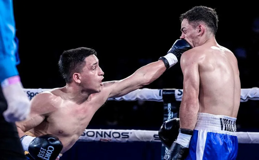 El trelewense noqueó en el tercer round a Miguel Chilaver.