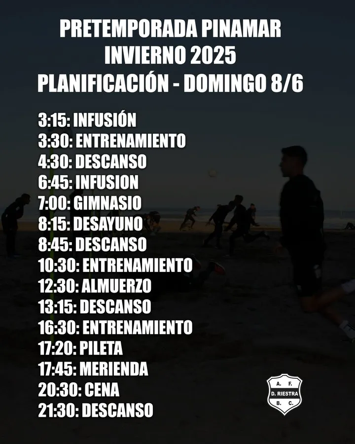 El equipo del Bajo Flores ya arrancó su pretemporada extrema en Pinamar. 2