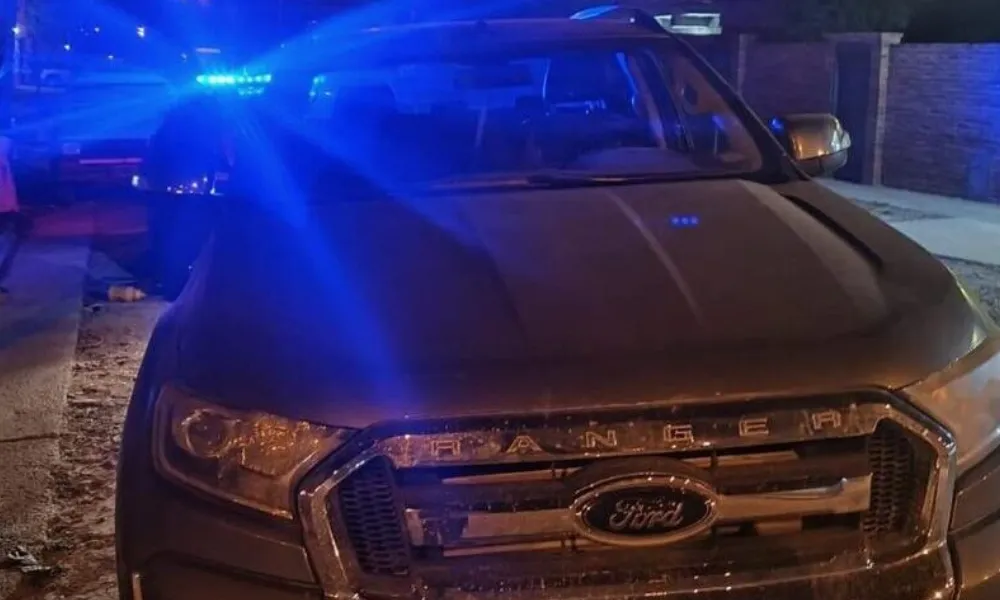 Camioneta secuestrada