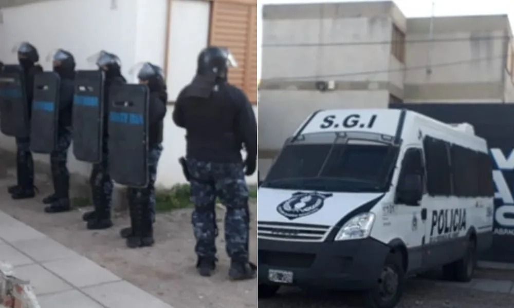 Allanamientos en Rawson