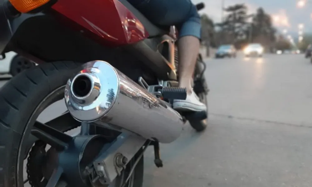 Alcoholizado en moto