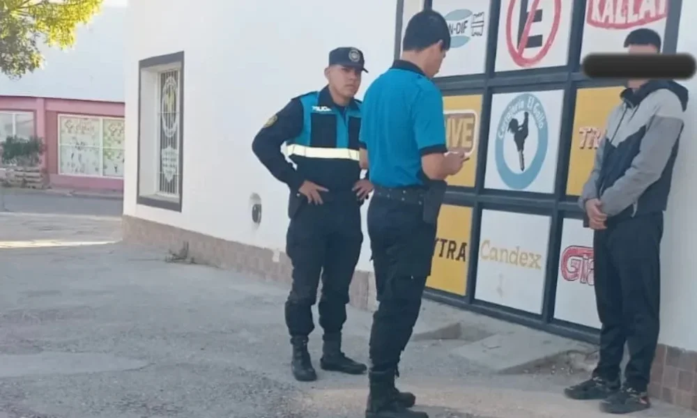 detenido a las pocas cuadras