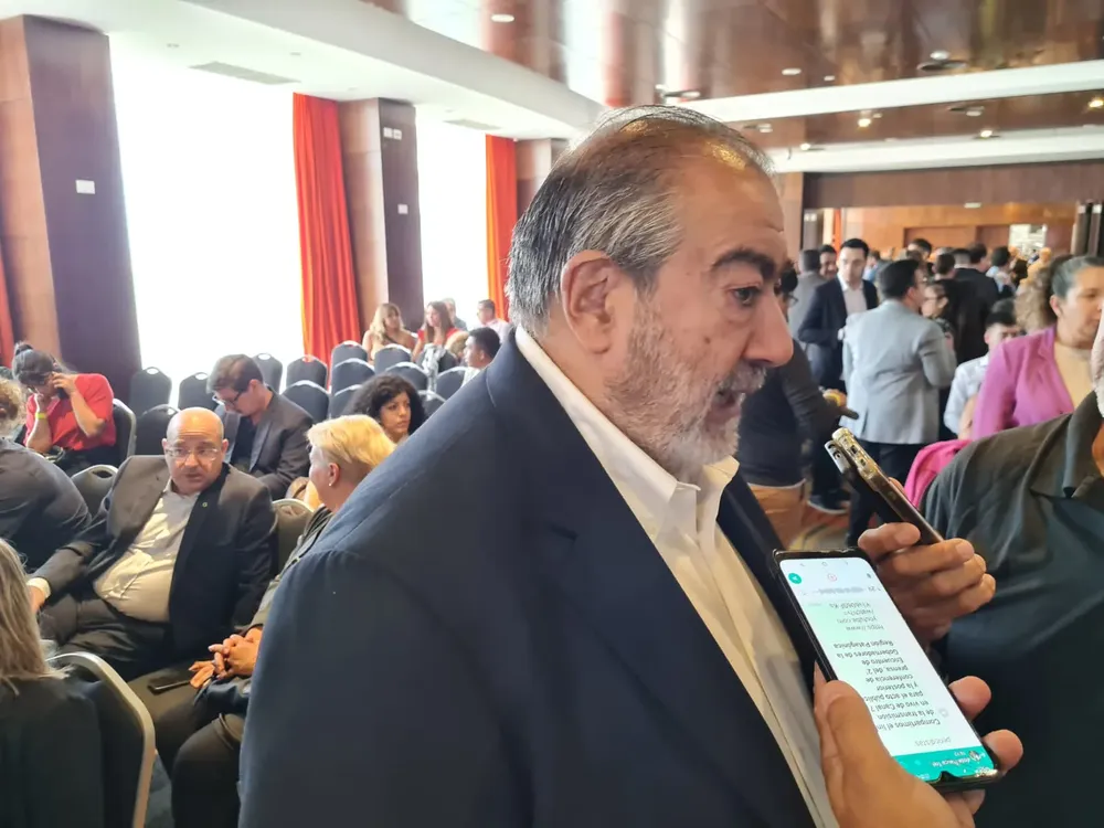 Héctor Daer, triunviro de la CGT nacional en Puerto Madryn