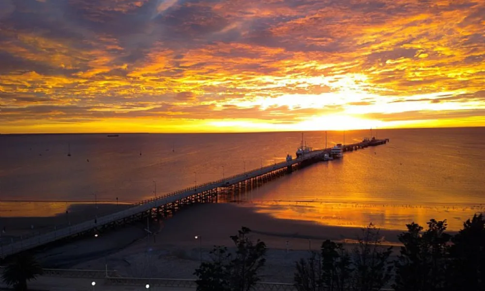 Amanecer en Puerto Madryn