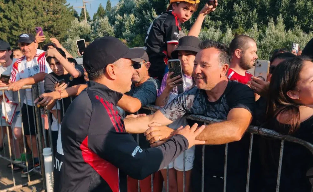 Marcelo Gallardo ya probó un posible once inicial