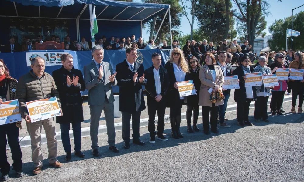 Biss encabezó el acto protocolar por el 159°aniversario