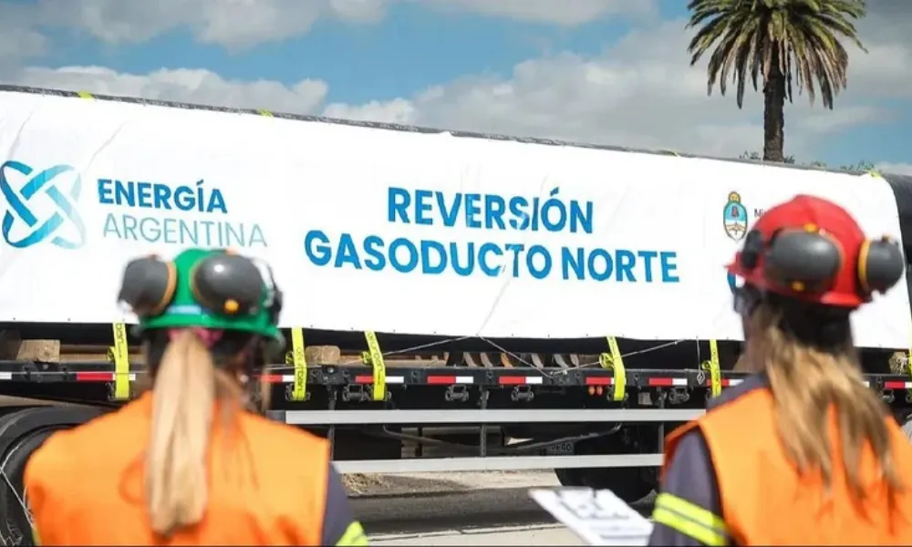 Inauguraron gasoducto norte