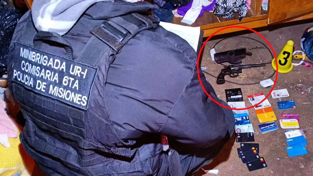 Delincuente detenido en Posadas