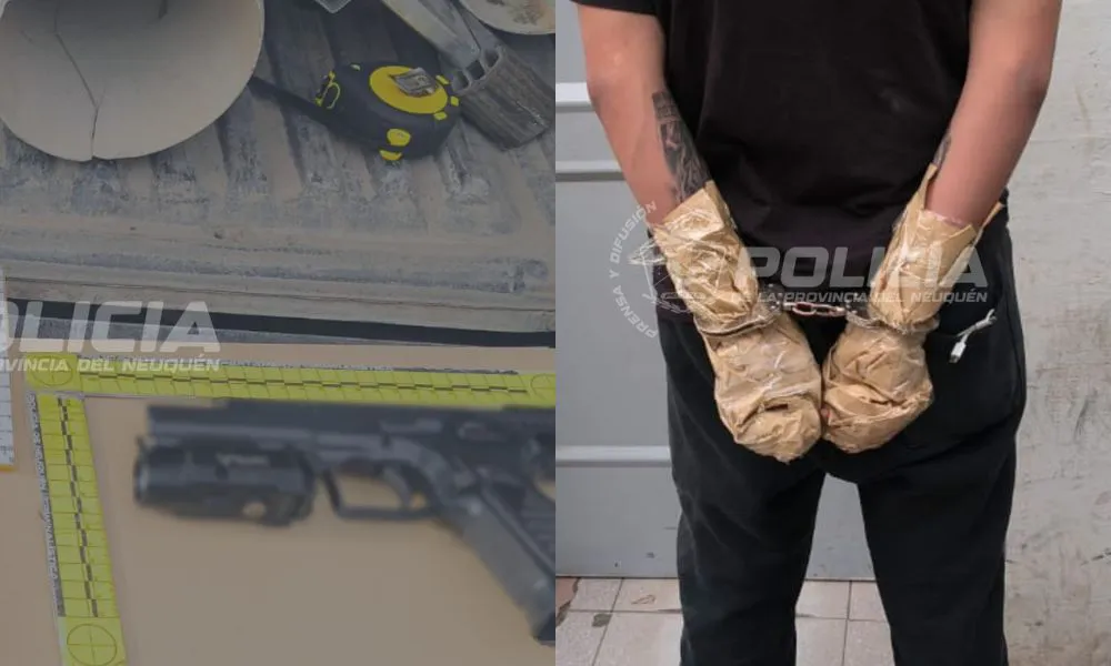 Detenido armado en Centenario