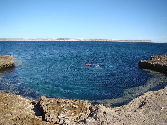 Playa Pardelas en Península Valdés