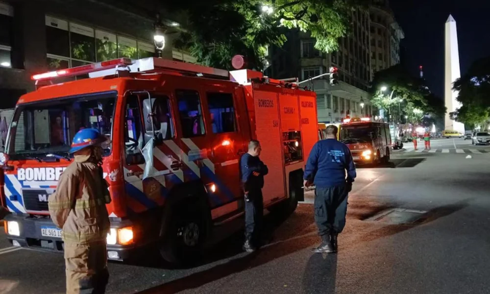 Principio de incendio en el microcentro