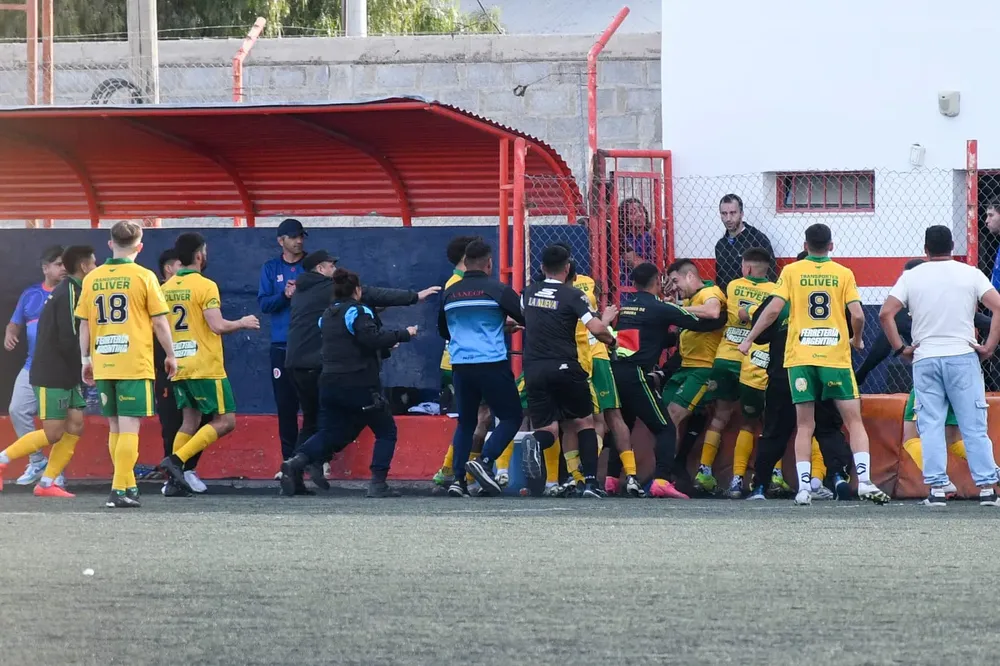 La violencia volvió a manchar el fútbol chubutense. 2