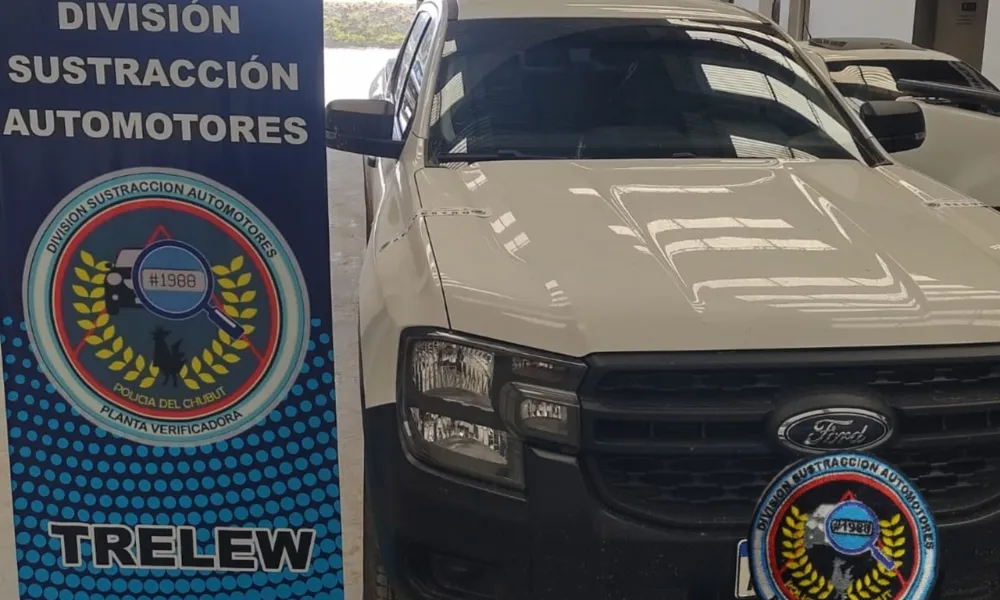 Camioneta secuestrada