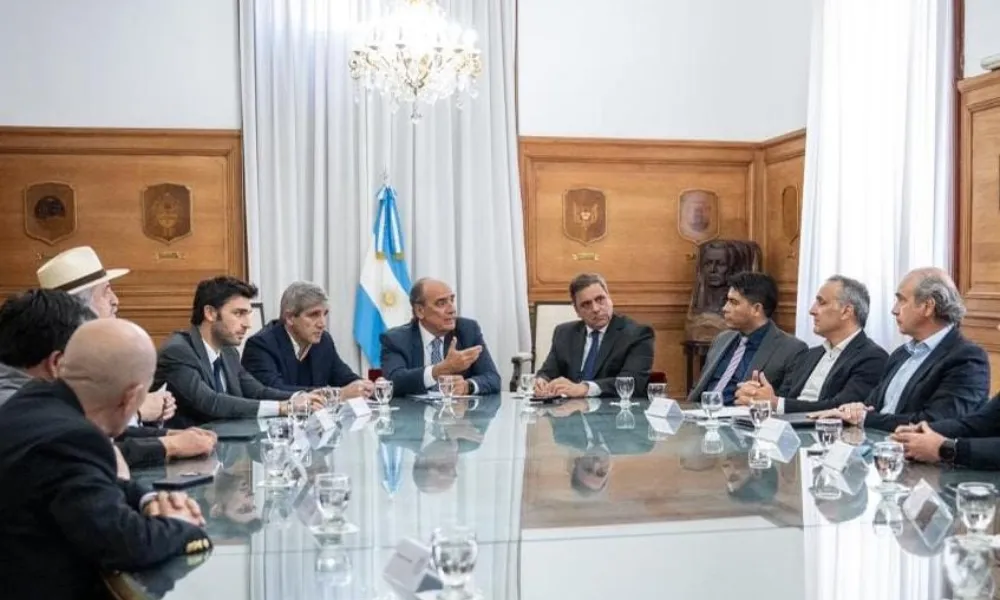 Reunión de Torres con Francos y Caputo Reunión de Torres con Francos y Caputo