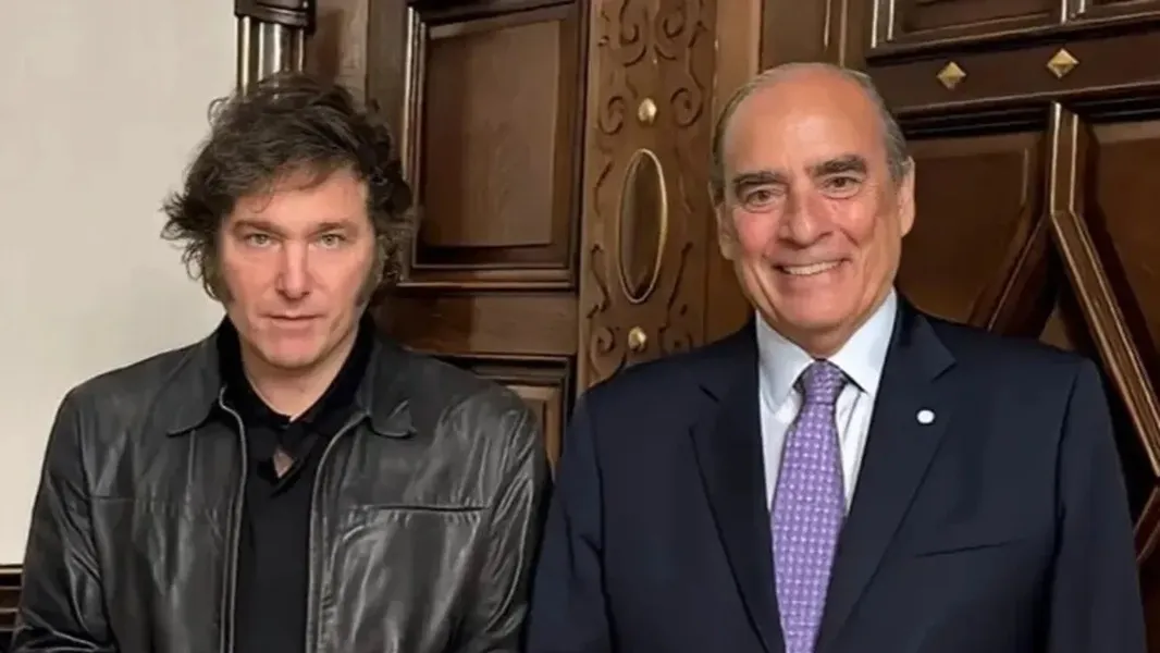 Javier Milei y Guillermo Francos