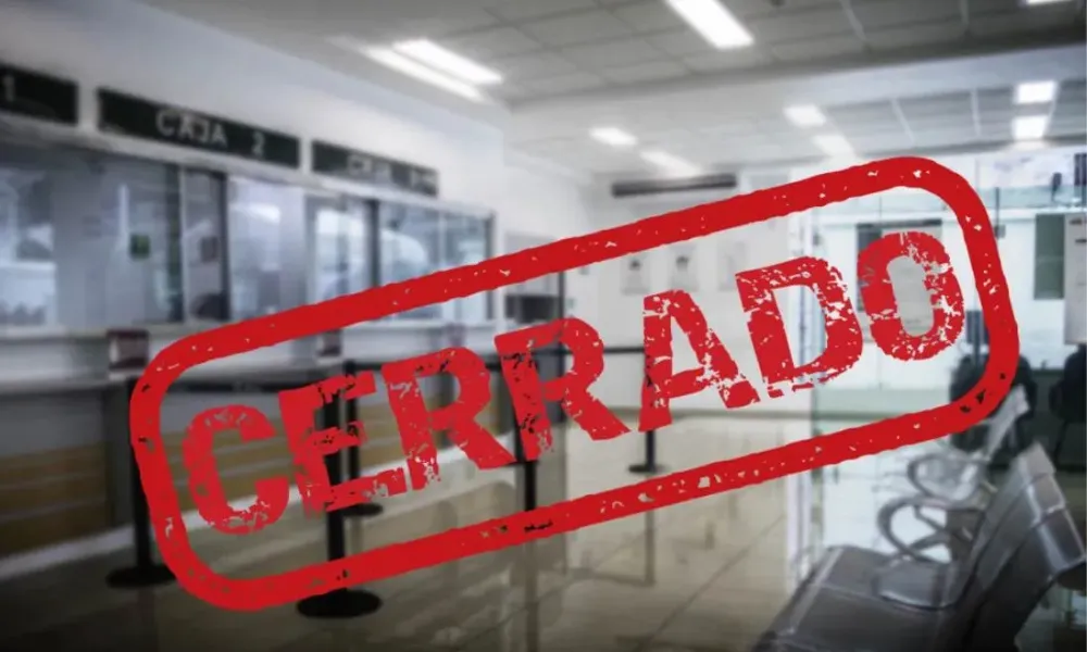 bancos cerrados