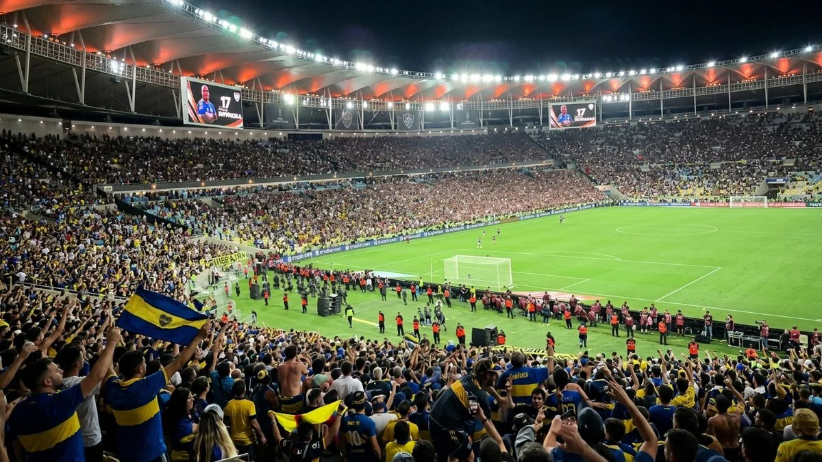 Boca Juniors en el estadio Maracaná.