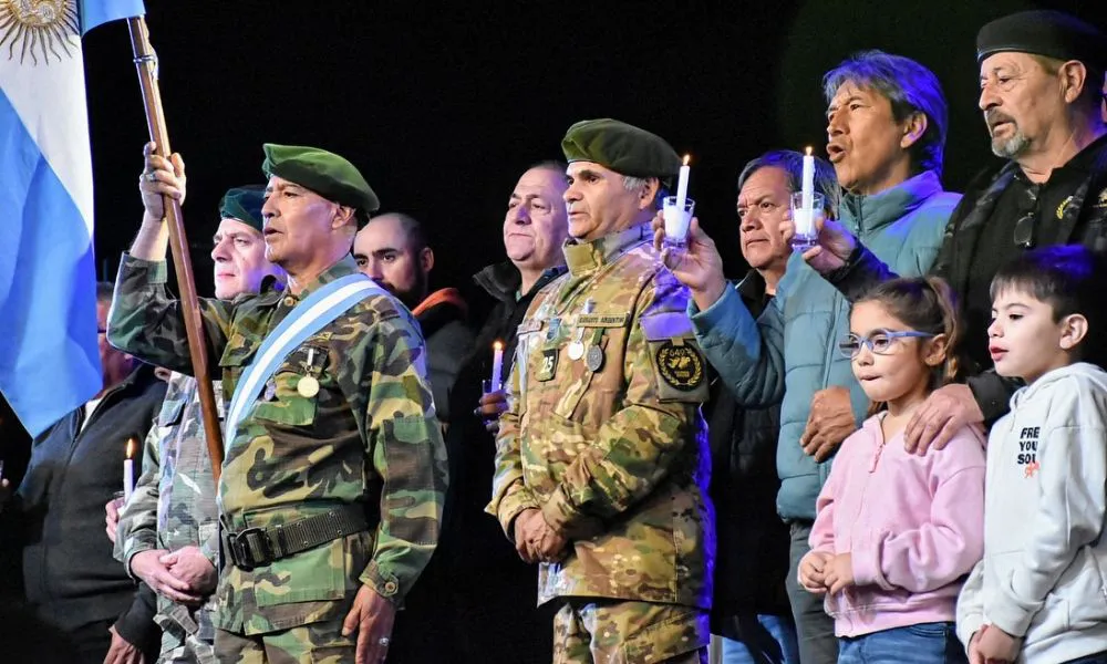 Vigilia 2 de abril en Trelew 3