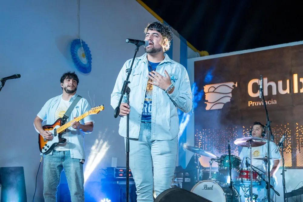 Yoel Hernández en el Telebingo Chubutense