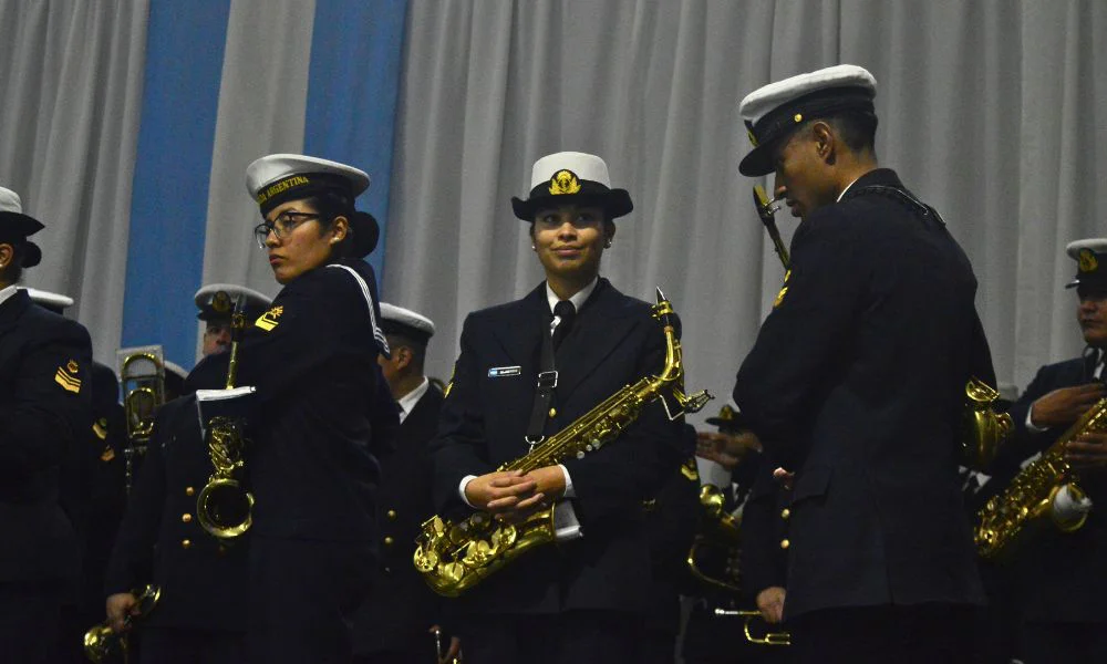 Banda de la Armada en Puerto Madryn