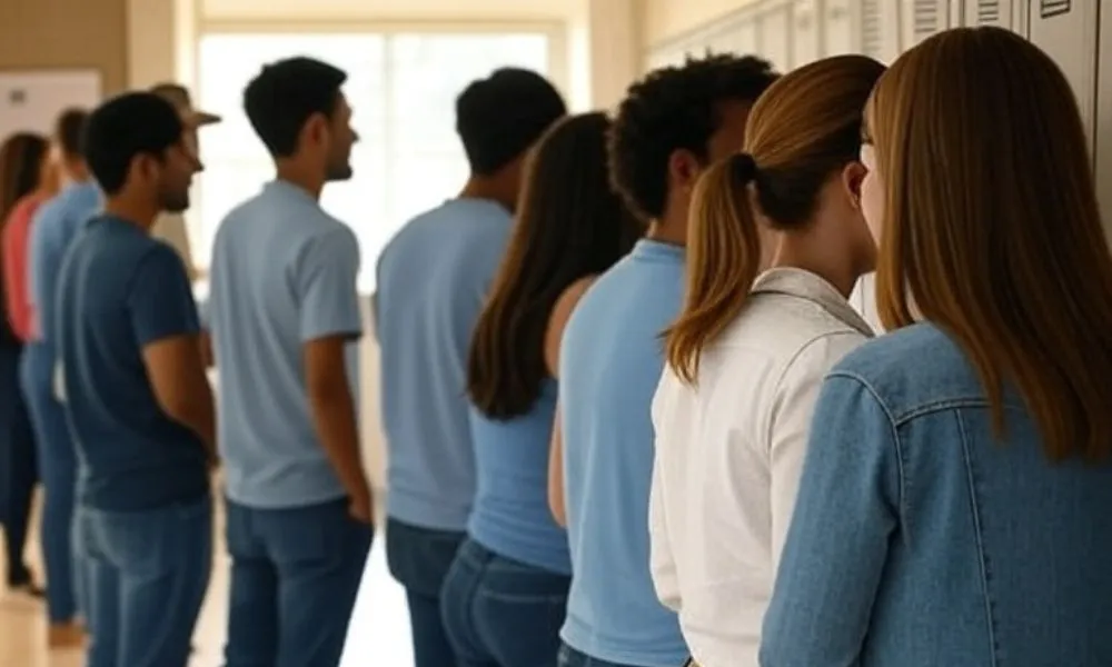 Fila de docentes imagen ilustrativa generada por LA17