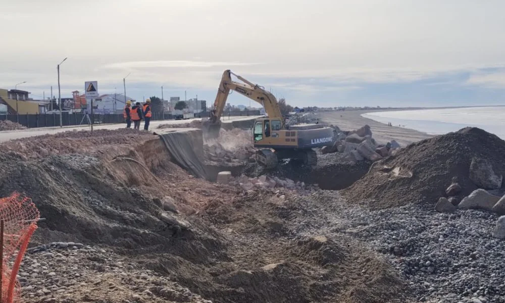 Obras en Playa Unión