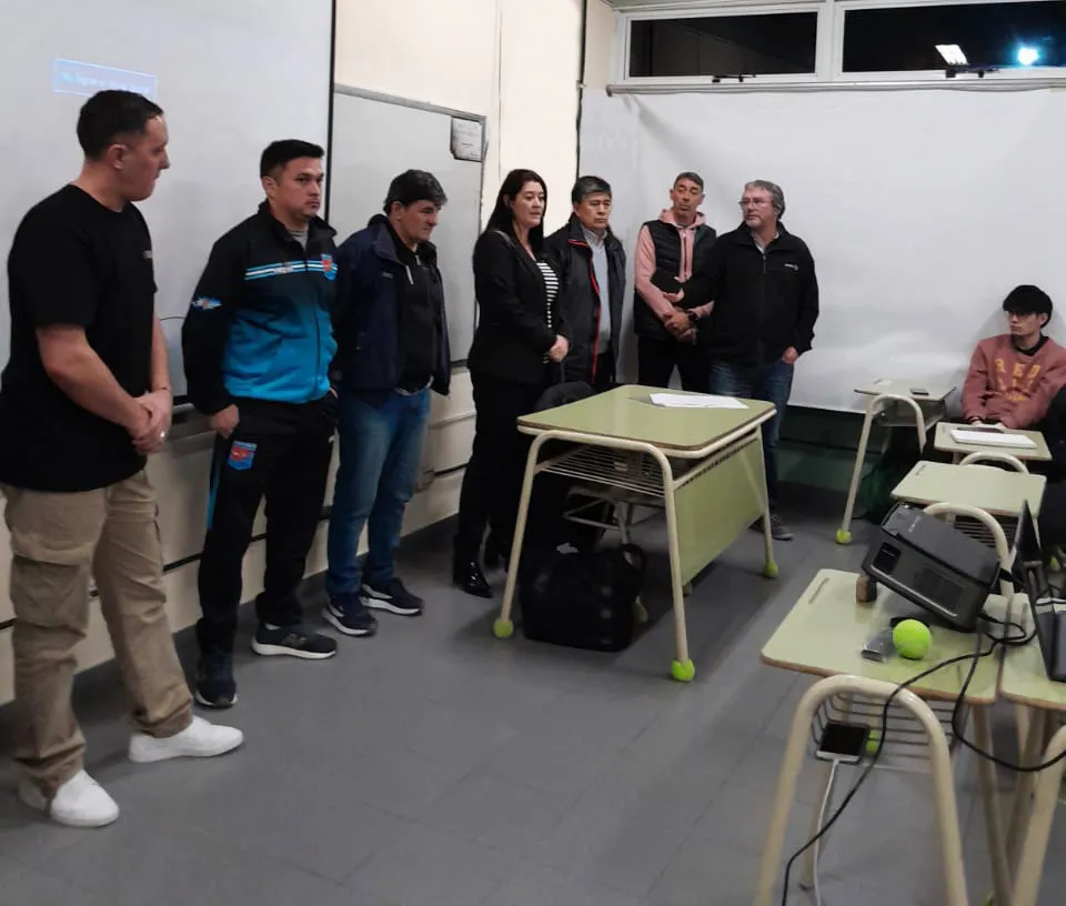 Curso de arbitro en Trelew