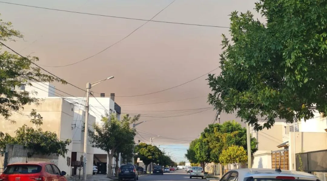 hume del incendio en Bajo Simpson
