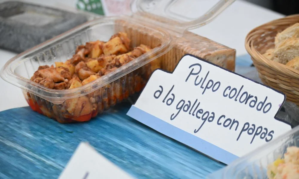 Feria de pescadores en Madryn