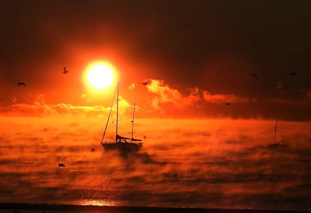 Amanecer y bruma en Puerto Madryn por Fotero Patagónico