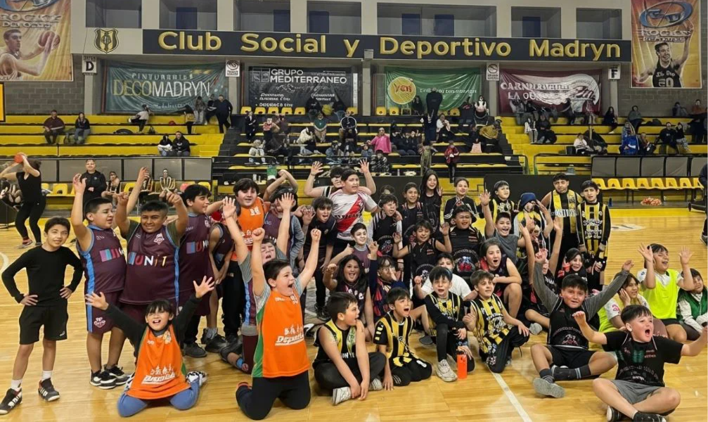 Encuentro de Mini Básquet.