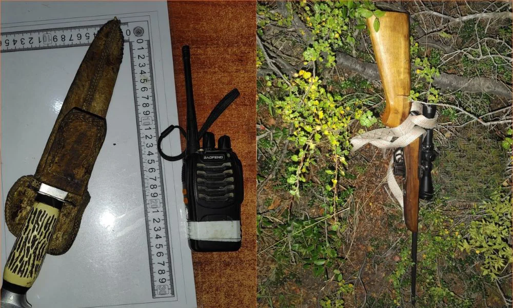 Detuvieron a dos hombres armados en una estancia