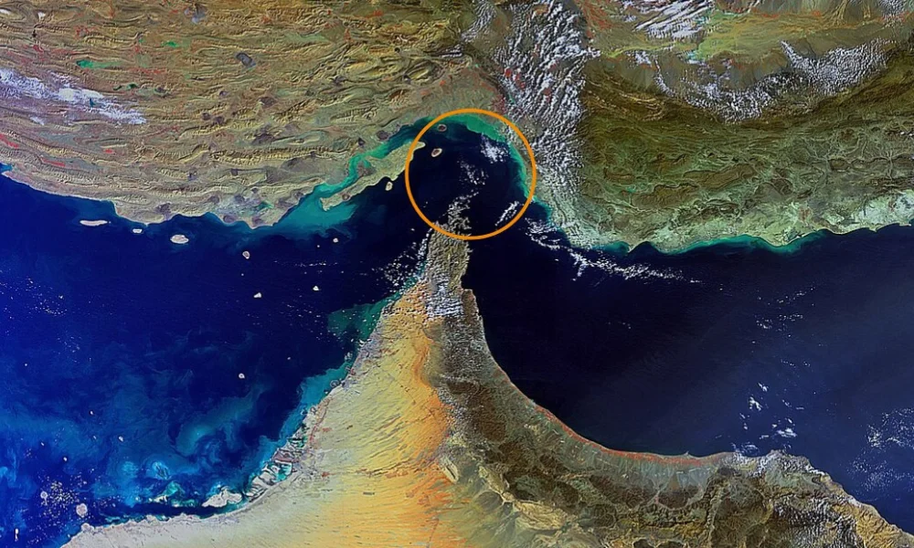 El estrecho de Ormuz, una zona estratégica para el traslado de petróleo y gas.