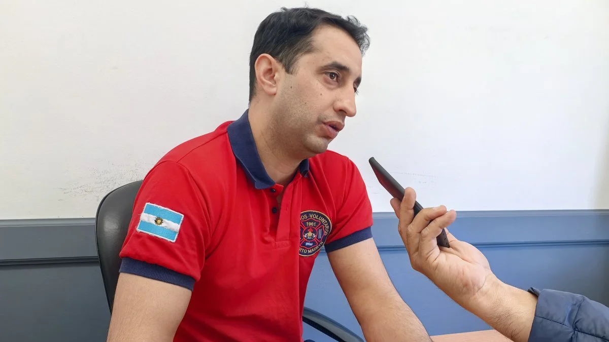 Hernán Romero, Capacitador de Bomberos Puerto Madryn