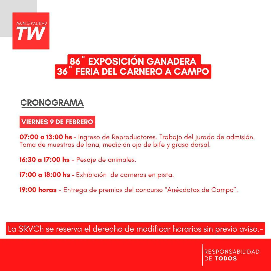 Actividades en la Expo Ganadera