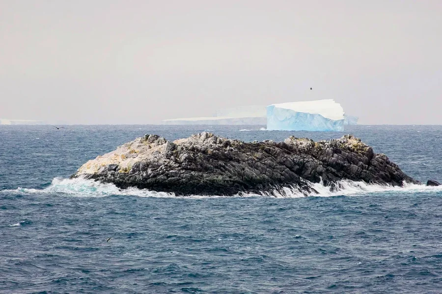 La nueva isla remota encontrada en la Antártida emerge 16 metros sobre el nivel del mar.