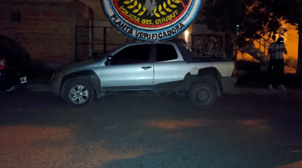 Camioneta recuperada en Trelew