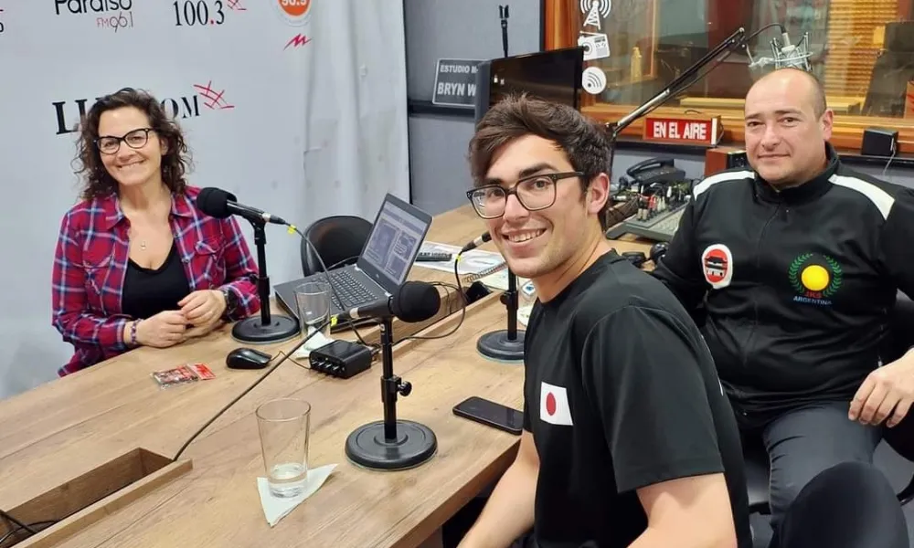 Gino Catalini y su papá Agustin pasaron por #LA17