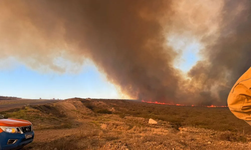 Incendio en la Ruta 3
